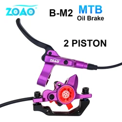 ZOAO MTB Bicycle Hydraulic Brake 800/1400mm MTB Hydraulic Disc Brake Mountain Bike Upgrade Oil Rotor Caliper CNC Bicycle Parts