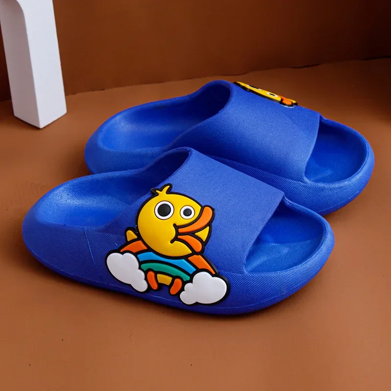 Cute Summer Kids pantofole Cartoon Duck bambini Baby Soft Home pantofole impermeabili antiscivolo ragazzi ragazze Kid sandali da spiaggia