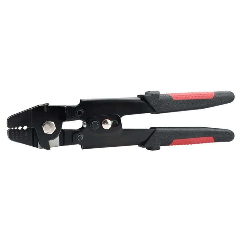 1 PCS Fishing Pliers Cable Crimping Pliers V-Shaped Casing Crimping Pliers Aluminum Casing Crimping Tools