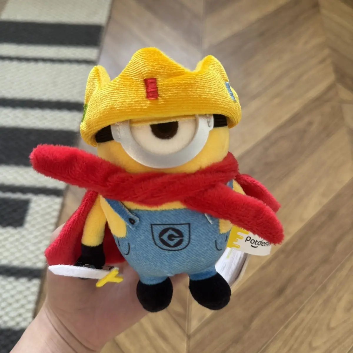 Potdemiel Colgante de Peluche de Minions con Licencia Oficial, Lindo Llavero Decorativo de Moda para Bolsos