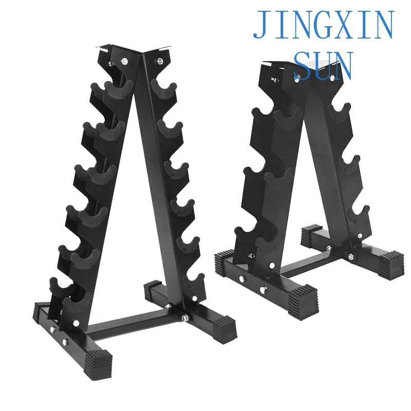 3/5/6/10 Pair Dumbbell Set Storage Rack Metal Material Hex Dumbbells Gym Equipment Slam Ball Rack