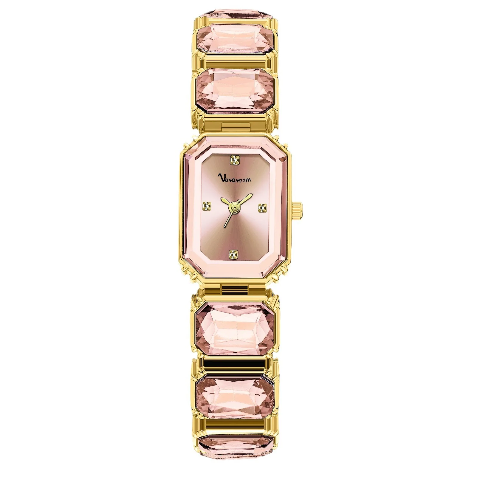 Diamond Studded Fashion Luxury Women Watch Simple Green Square Dial Waterproof Temperament Female Quartz Clock Wristwatches image 5