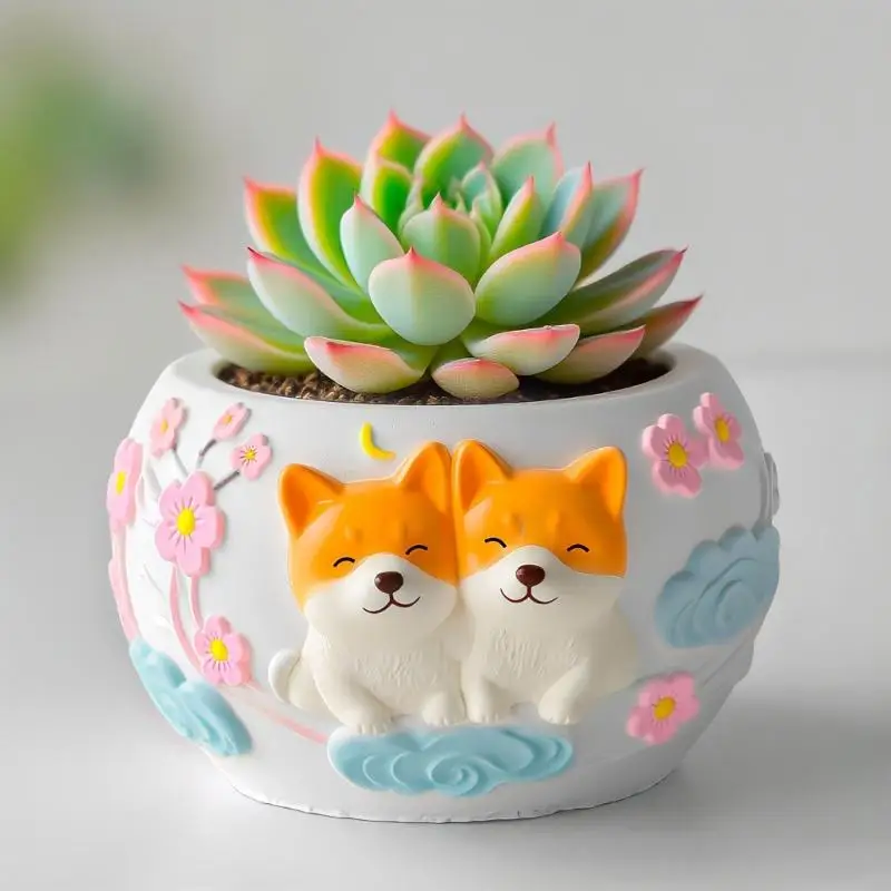  Pet Animal Embossed Silicone Mold Flexible Craft Supplies Crafting Moulds