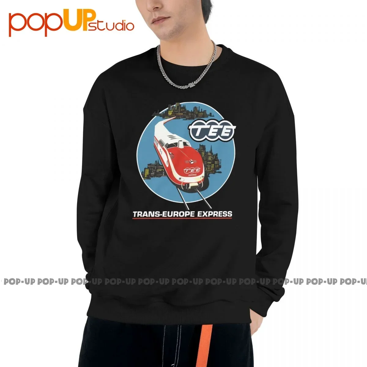 

Krautrock Trans-Europe Express Train German Sweatshirt Pullover Shirts Gift Print Hot Deals Comfortable
