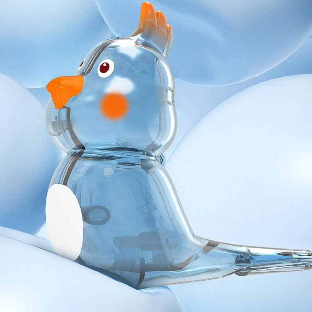 Sifflet d'Eau en Forme d'Oiseau pour Enfant, Jouet Créatif avec Lanière, Transparent, Musical