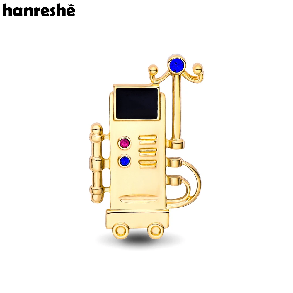 دبابيس بروش لطب المسالك البولية الطبي من Hanreshe ، شارة طية صدر رائعة كريستالية ، مجوهرات لطالب الطب والممرض والطبيب