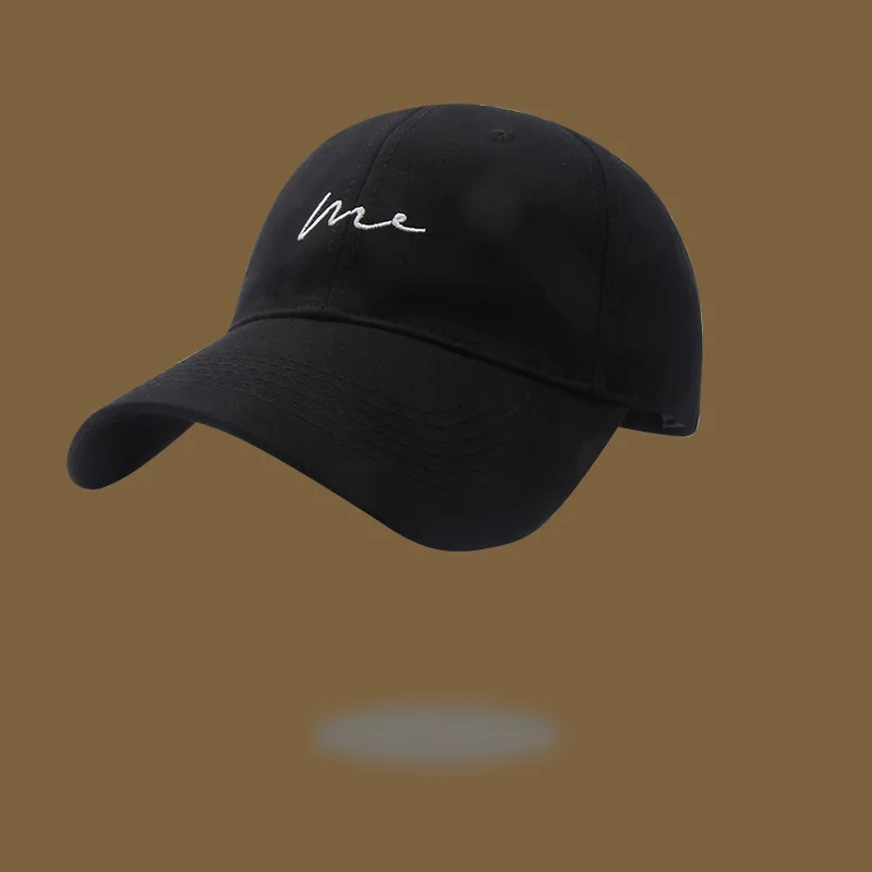 Sommer Neue Baseballmütze mit gestickten Buchstaben für Frauen Kleines Gesicht Outdoor Freizeit Sonnenschutzhut Trendy