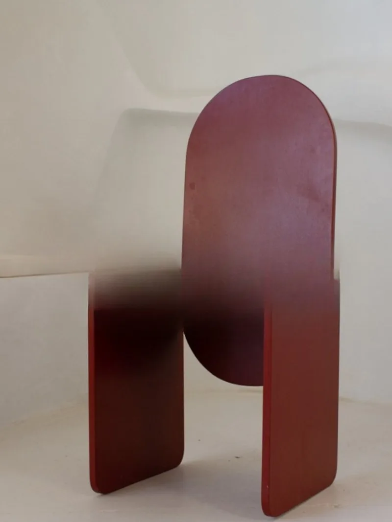 중세풍 레드 원목 다이닝 디자이너 제브라 레트로 북 메이크업 특수형 침대 및 빈티지 의자