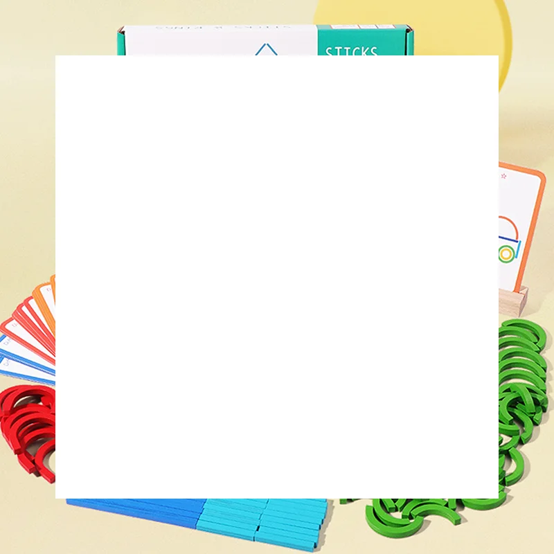 

Деревянные креативные палочки, кольца, головоломка, интеллектуальная игра, Монтессори, ранние развивающие игрушки, собранные строительные блоки, подарки «сделай сам»