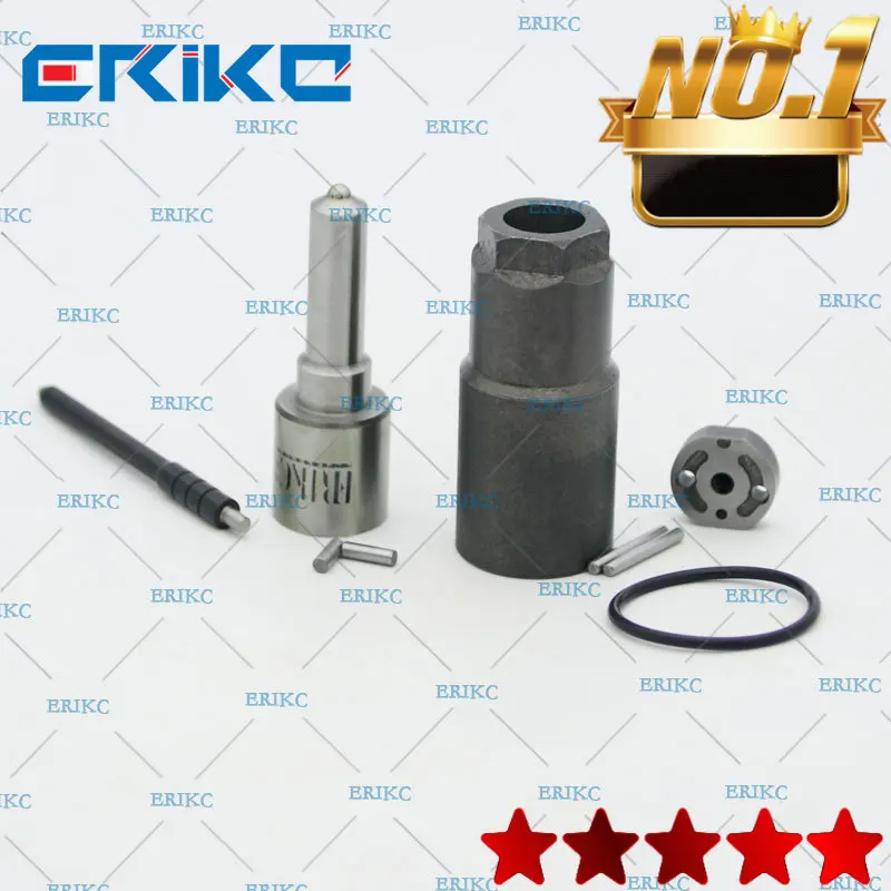 ERIKC 095000-6790 Fuel Injector Overhaul Repair Kits Nozzle DLLA155P1090 Valve Plate Pin Sealing Ring for Shanghai Diesel 6114