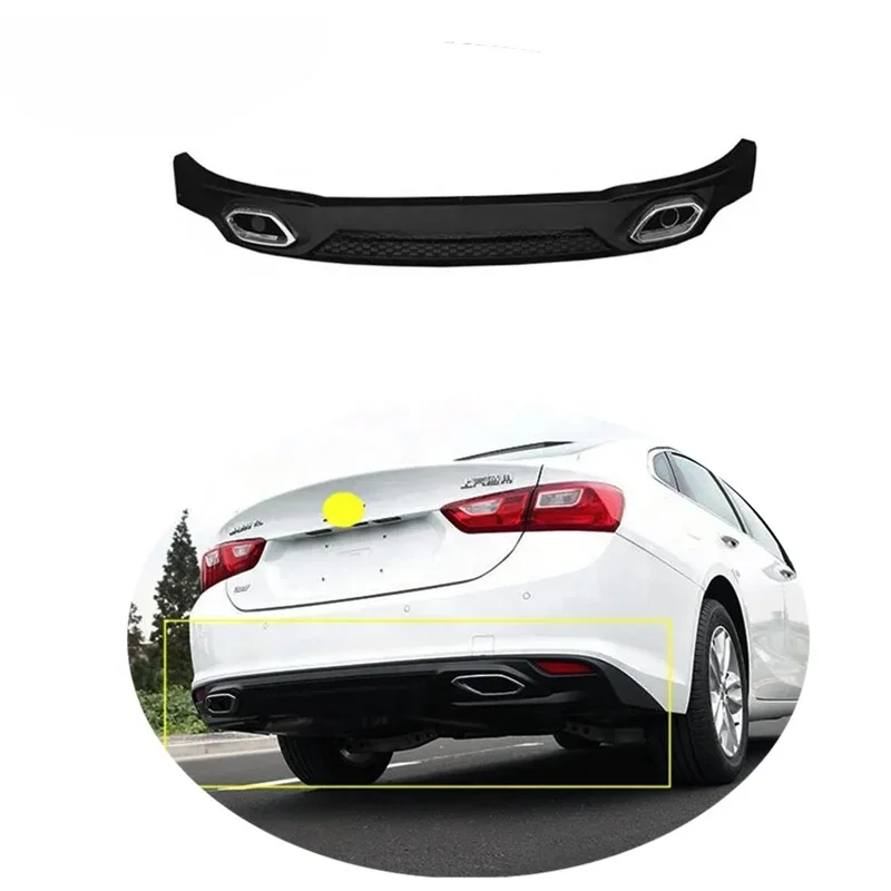 For Chevrolet Malibu XL Diffuser 2017-2019 Malibu XL Body Kit Car Rear Bumper Spoiler Lip Auto Car Rear Bumper Diffuser For