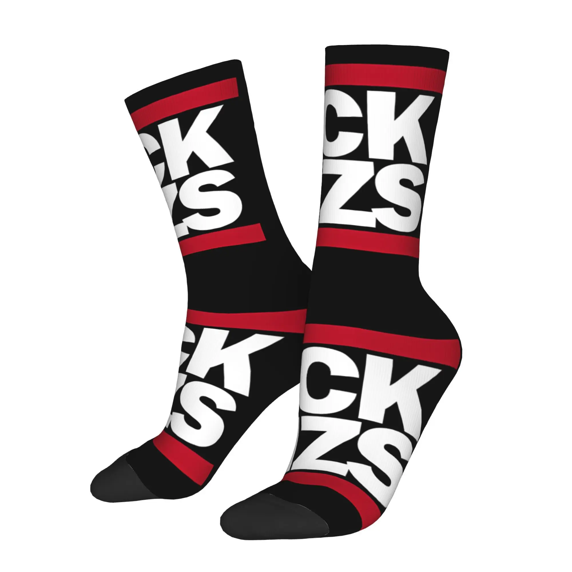 

Забавные мужские носки Fck Nzs, винтажные бесшовные носки в стиле хип-хоп, подарочный узор с принтом