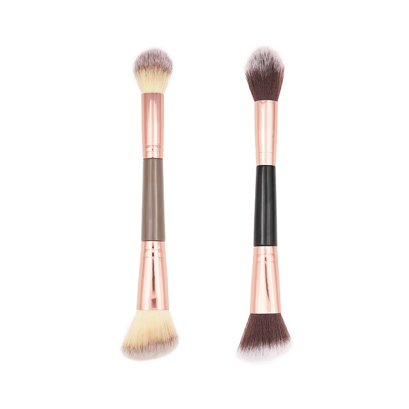 1 Pc Double Ended Contour Brush Sculpting Brush Powder Blush Brush Makeup Brushes Cosmetic Tools Facial Brush