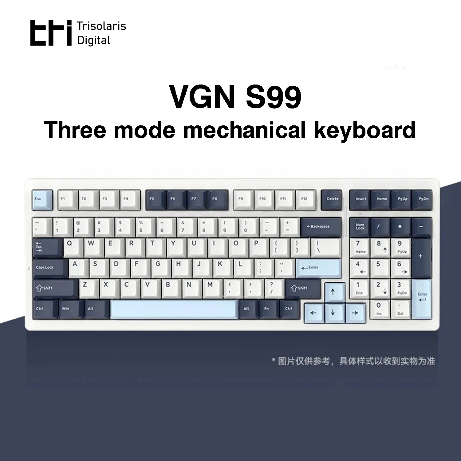 

VGN S99 Wireless Mechanical Keyboard Three Mode Dynamic RGB Hot Swap 99 Keys Gaming Keyboard 6000mAh Gasket Pc Game Keyboard