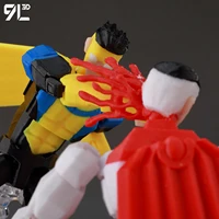 9L3D Superhero Team Invincible Boy Heroes Action Figure Lucky13 Dummy13 Multi-Colored T13 Multi-Jointed Collectible Toys Titan13 4