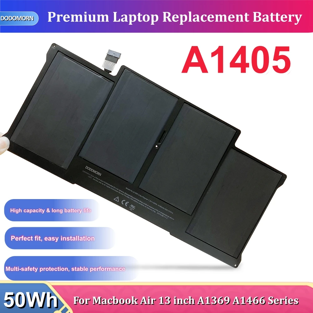 

Новая сменная батарея A1405 для ноутбука Apple MacBook Air 13 дюймов A1466 A1369 2010 2012 2013 2014 2015 2017