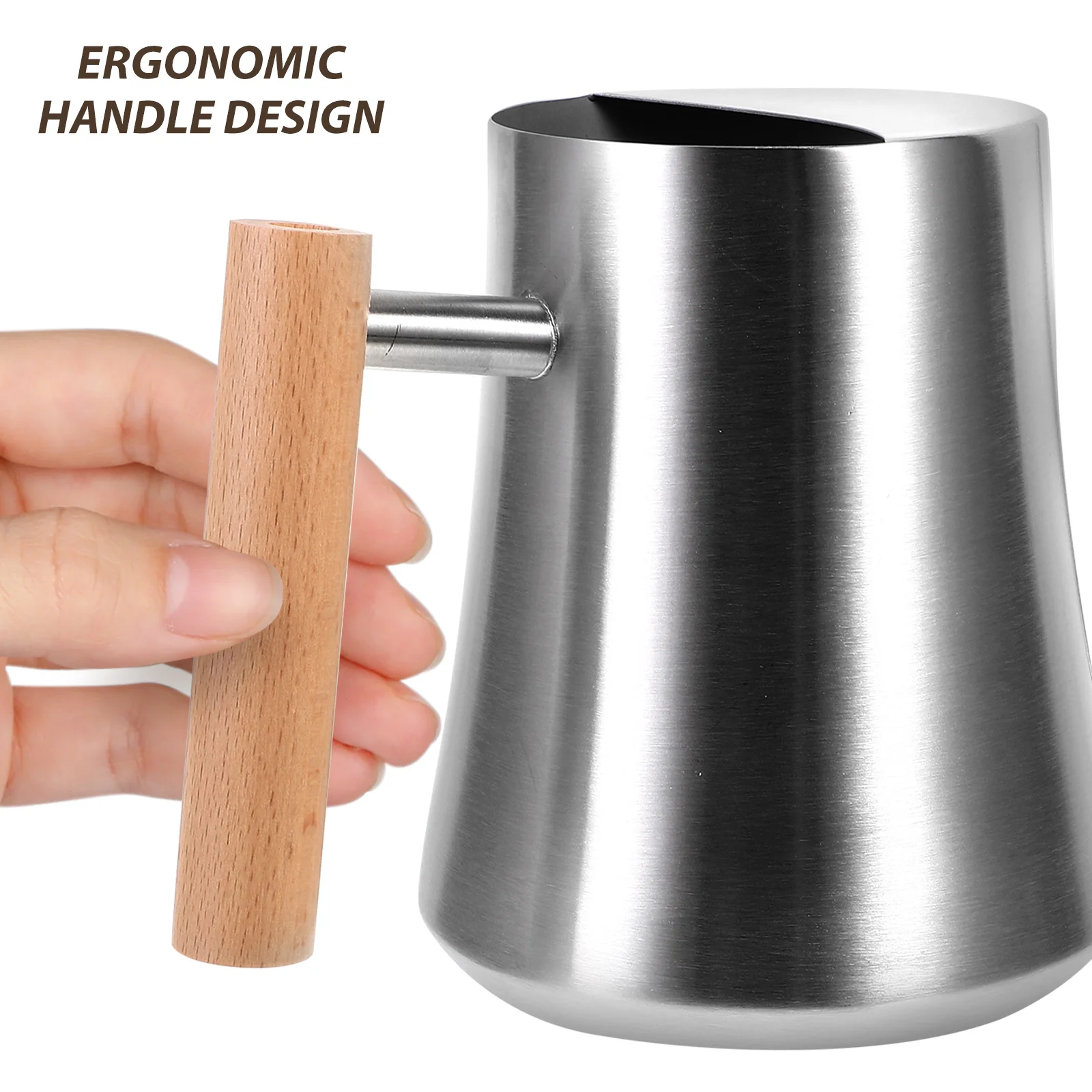 

Stainless Steel Watering Can Long Spout Handheld Gardening Pot Durable Outdoor Indoor Plants Large Capacity Portable Flower