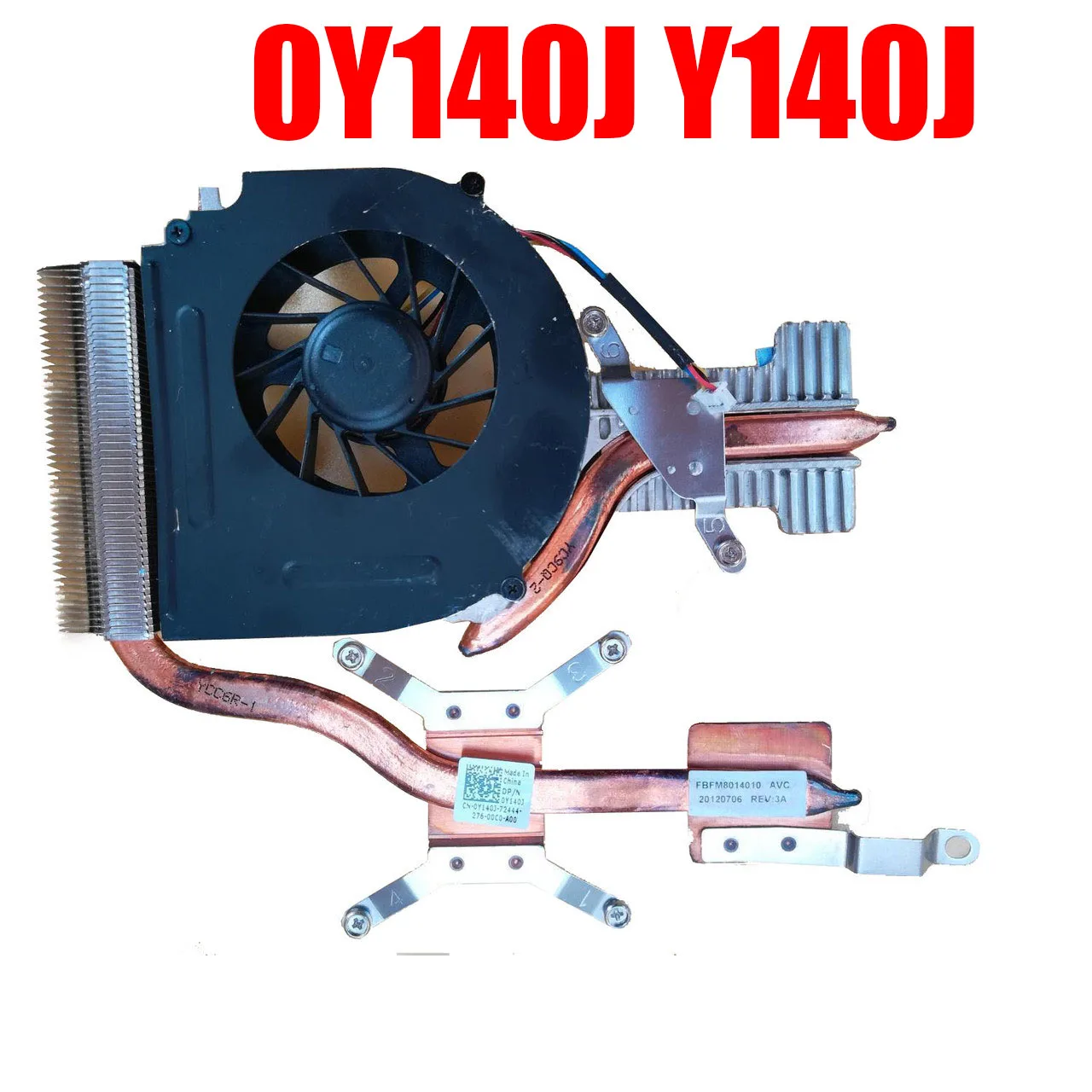 

0Y140J Y140J Laptop Heatsink&Fan For DELL For Studio 15 1555 1557 1558 FBFM8014010 New