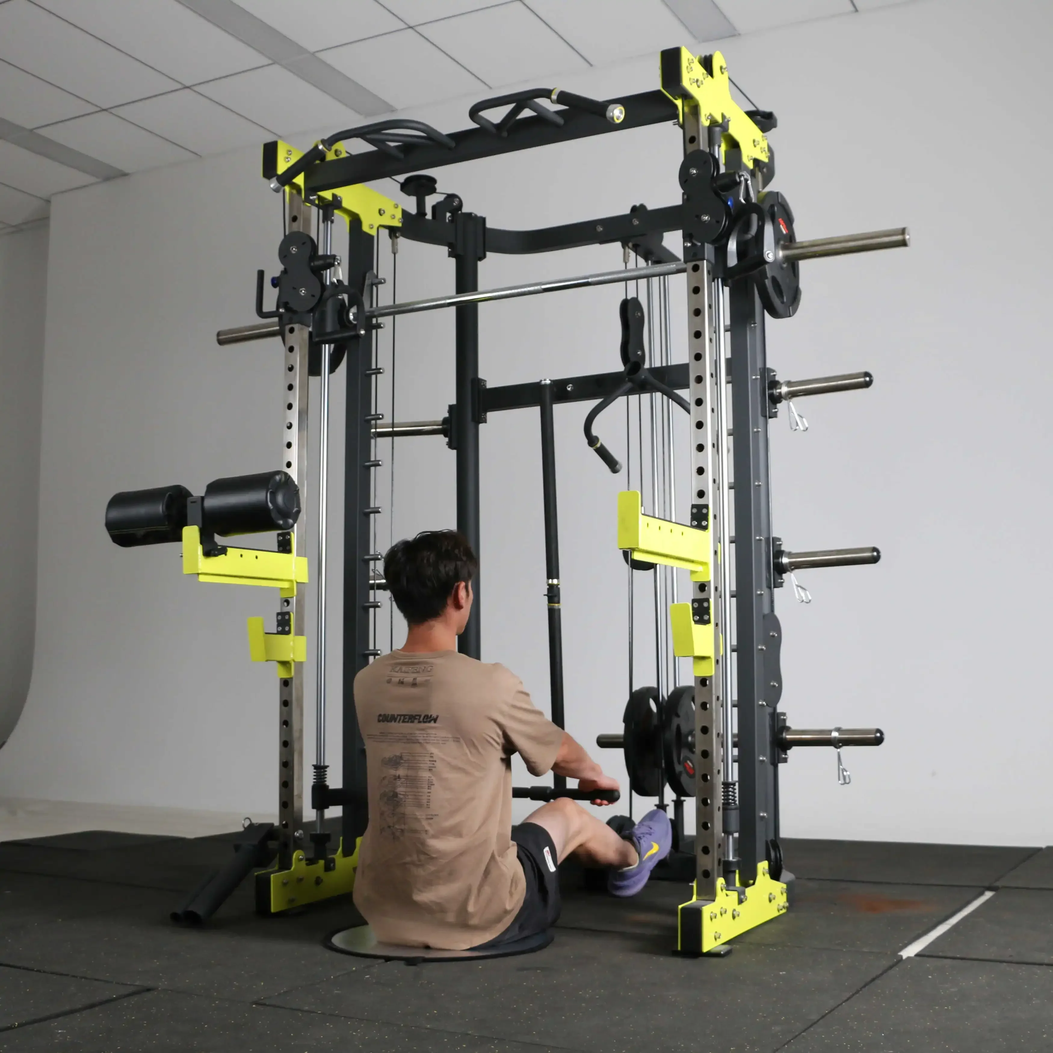 Smith Machine New Gym Strength Equipment Mutli Function Station All in One Workout Fitness Bodybuilding Equipment 3D Workout