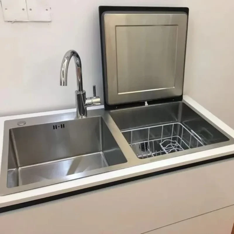 Independent fully automatic household sink dishwasher