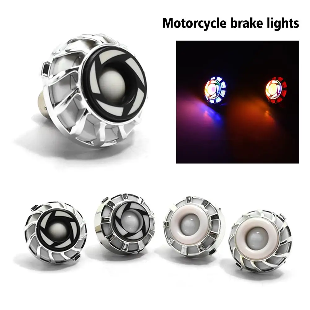 Universal Motorcycle Brake Lights Safe Warning Tail Angel Motorcycle Accessories Light Flashing LED Eye RGB Lamp Y7R9