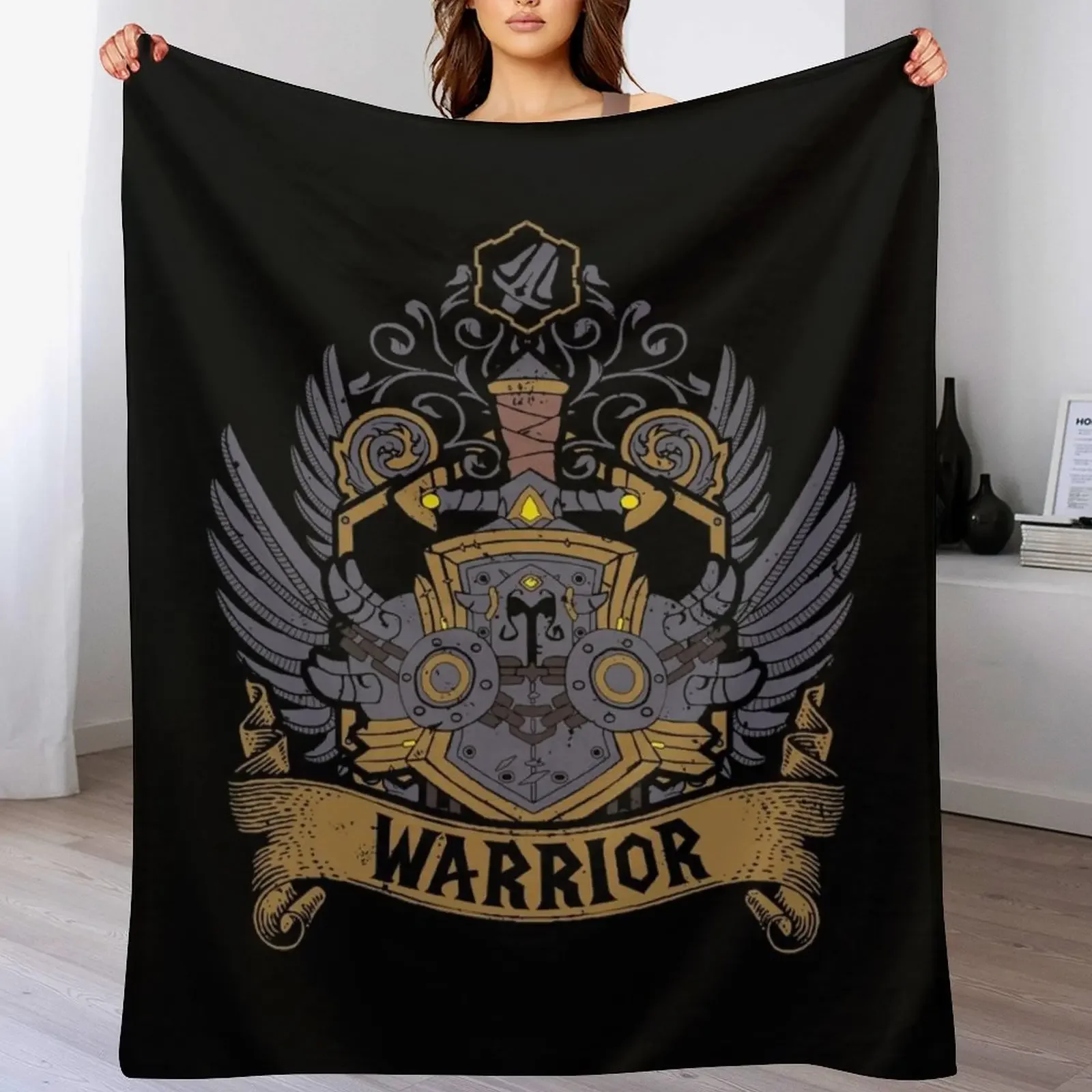 WARRIOR - ELITE EDITION Throw Blanket funny gift for babies Blankets