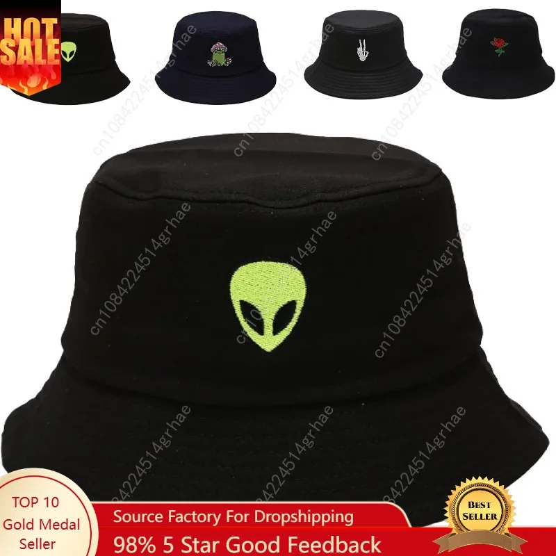 

Cotton Bucket Hat for Women Men Summer Travel Sun Beach Bucket Cap, Unisex Outdoor Fisherman Hat