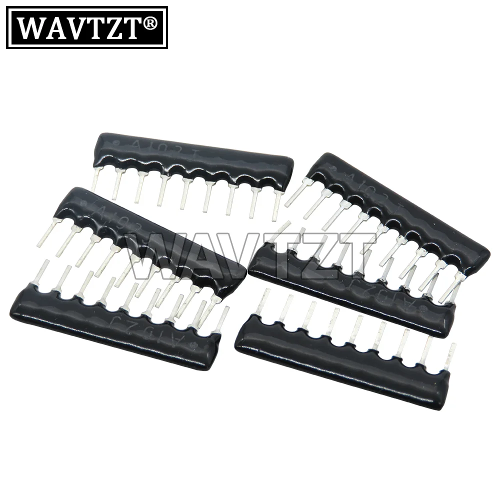 

10 шт., 5-контактный 9-контактный сетевой резисторный массив DIP 100 220 330 470 510 680 1K 1,2K 1,5K 2K 2,2K 3,3K 4,7K 10K 100K Ом