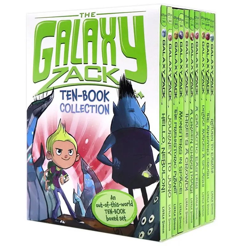The Galaxy Zack Ten-Book English version Children's Fun Comic Books
