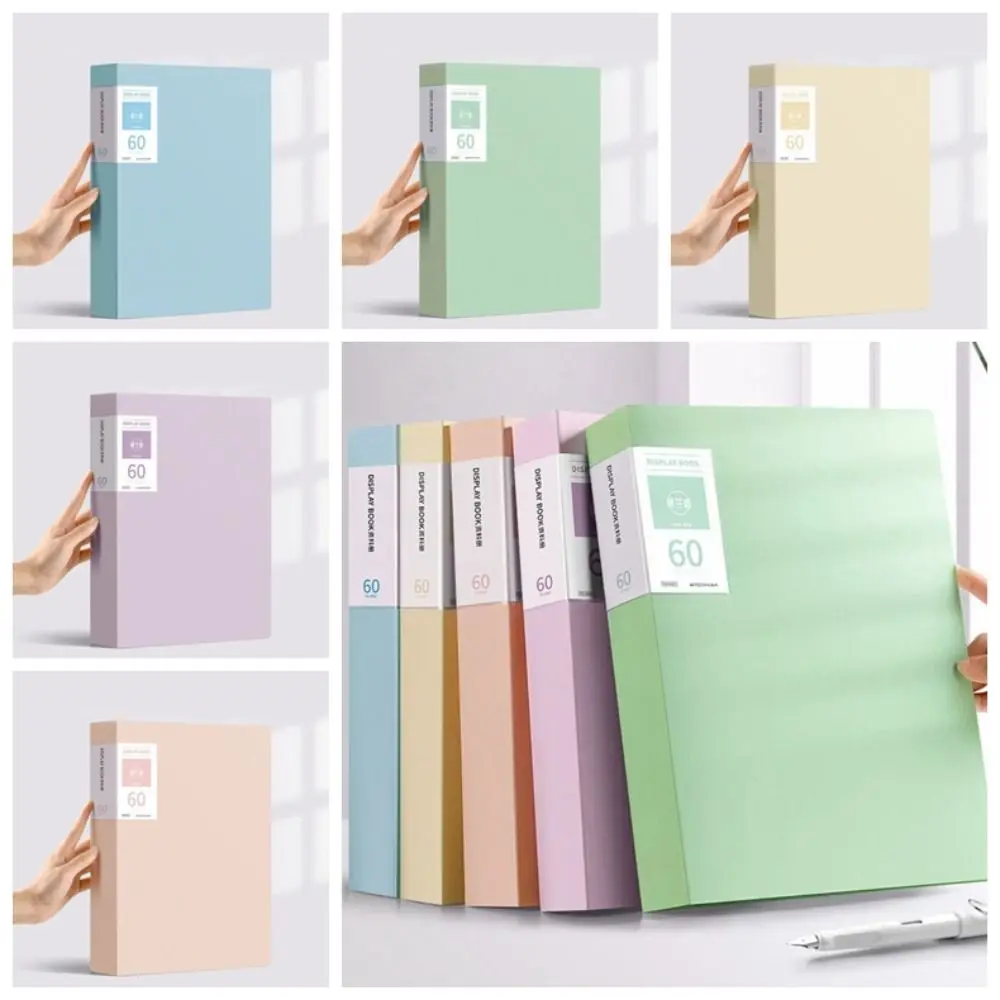 Large Capacity A4 File Organizer Morandi Color Desktop Storage A4 File Paper Folder Multifunctional Dustproof Document Organizer