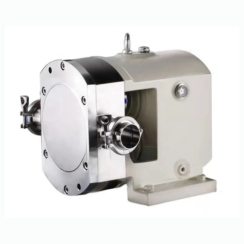 Viscosity Liquid Sanitary Grade Stainless Steel Food Grade Rotor Lobe Pump For Food Liquid Transfer