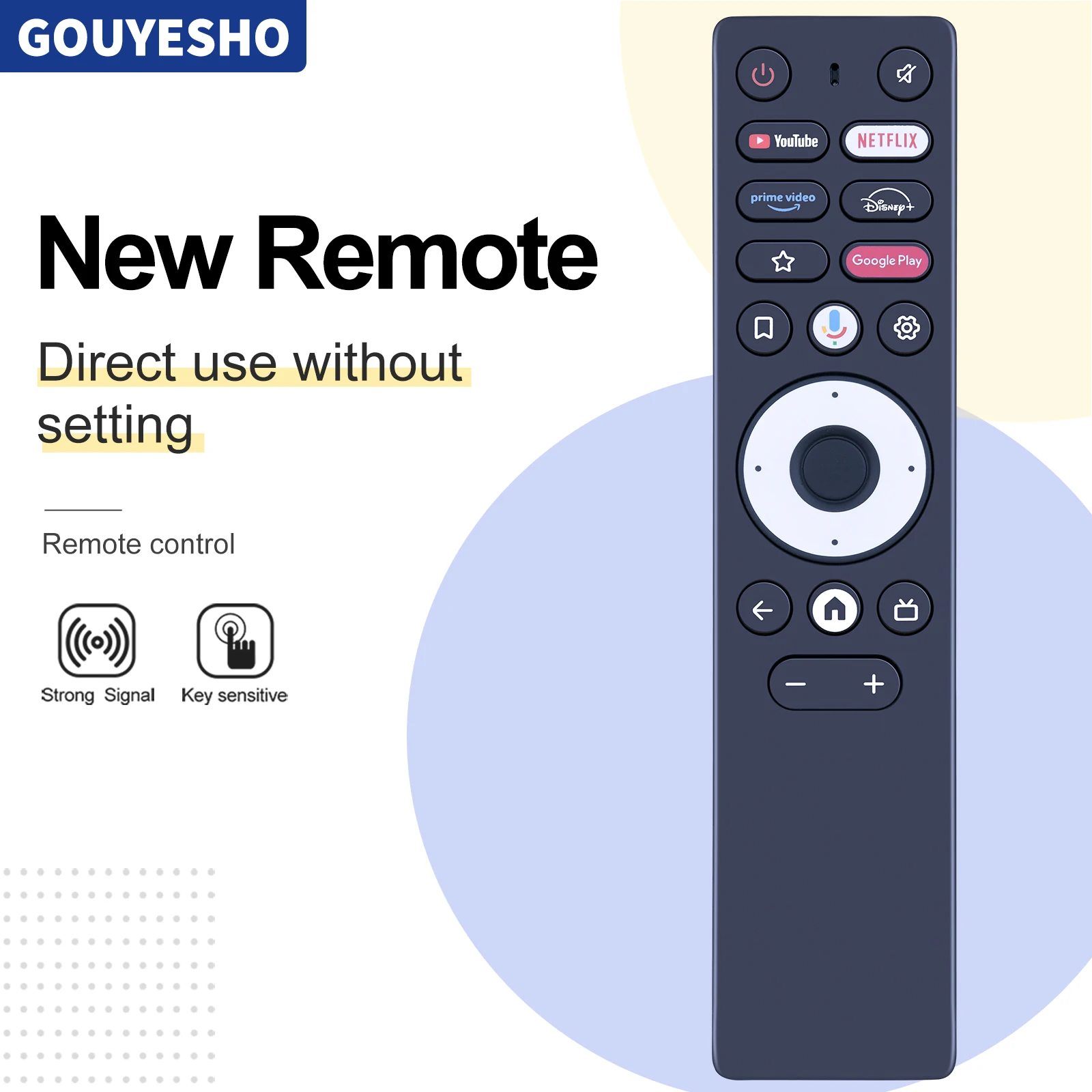 New Remote Control For Nokia Streaming Box 8000 & 8010 Stick 800 with Voice