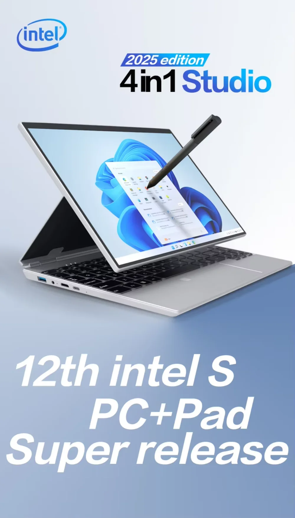 Computer tablet touch screen IPS da 14 pollici laptop N95 notebook aziendale da ufficio 16G RAM 128G - 1TB SSD RGB WINDOWS 11 Touch ID