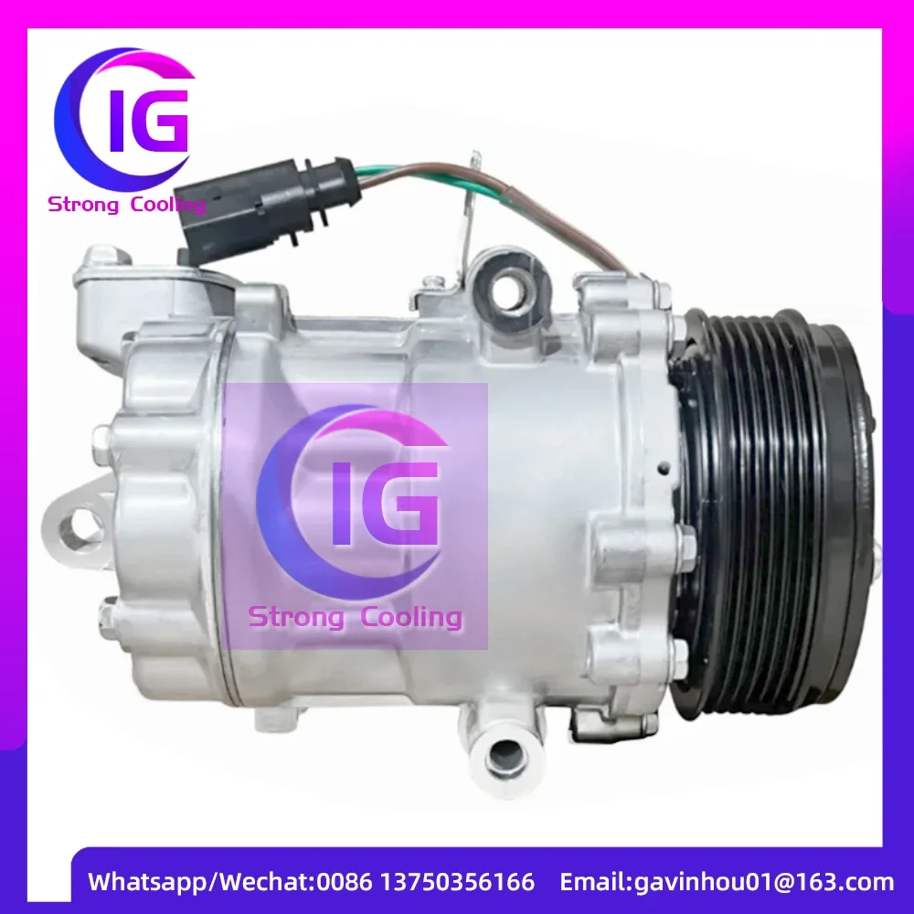 NEW SD6V12 AC Compressor for VOLKSWAGEN VENTO POLO SKODA RAPID 6R0820803A 6RF820803 1S0.820.803.C 6RD820803 6RD820803D