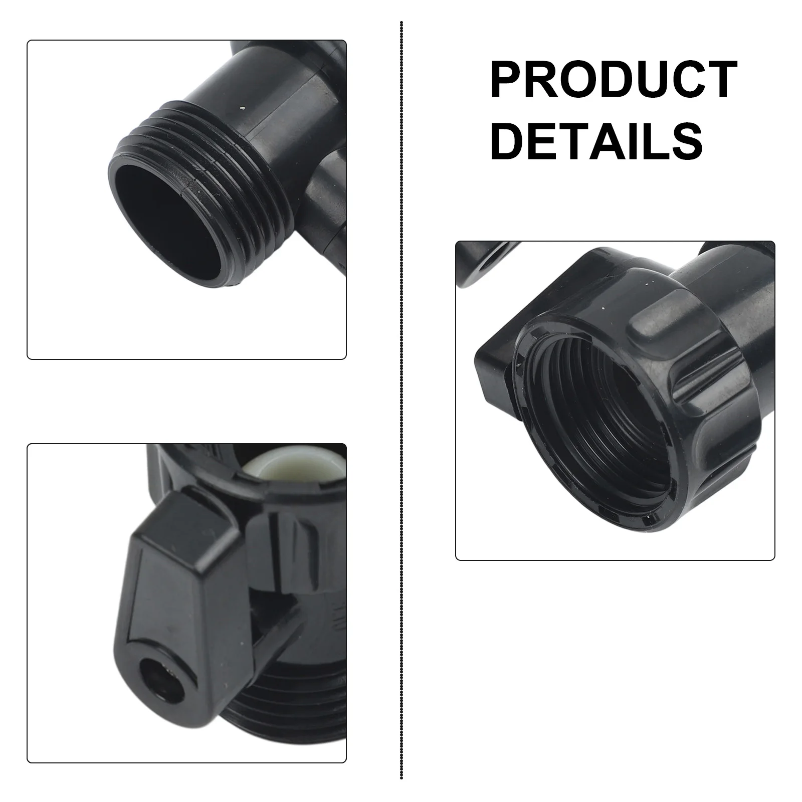 12 Pack Plastic Shut Off Valves for 3/4 Inch Garden Hose to Manage Water Flow in Sprinklers RVs and Outdoor Irrigation