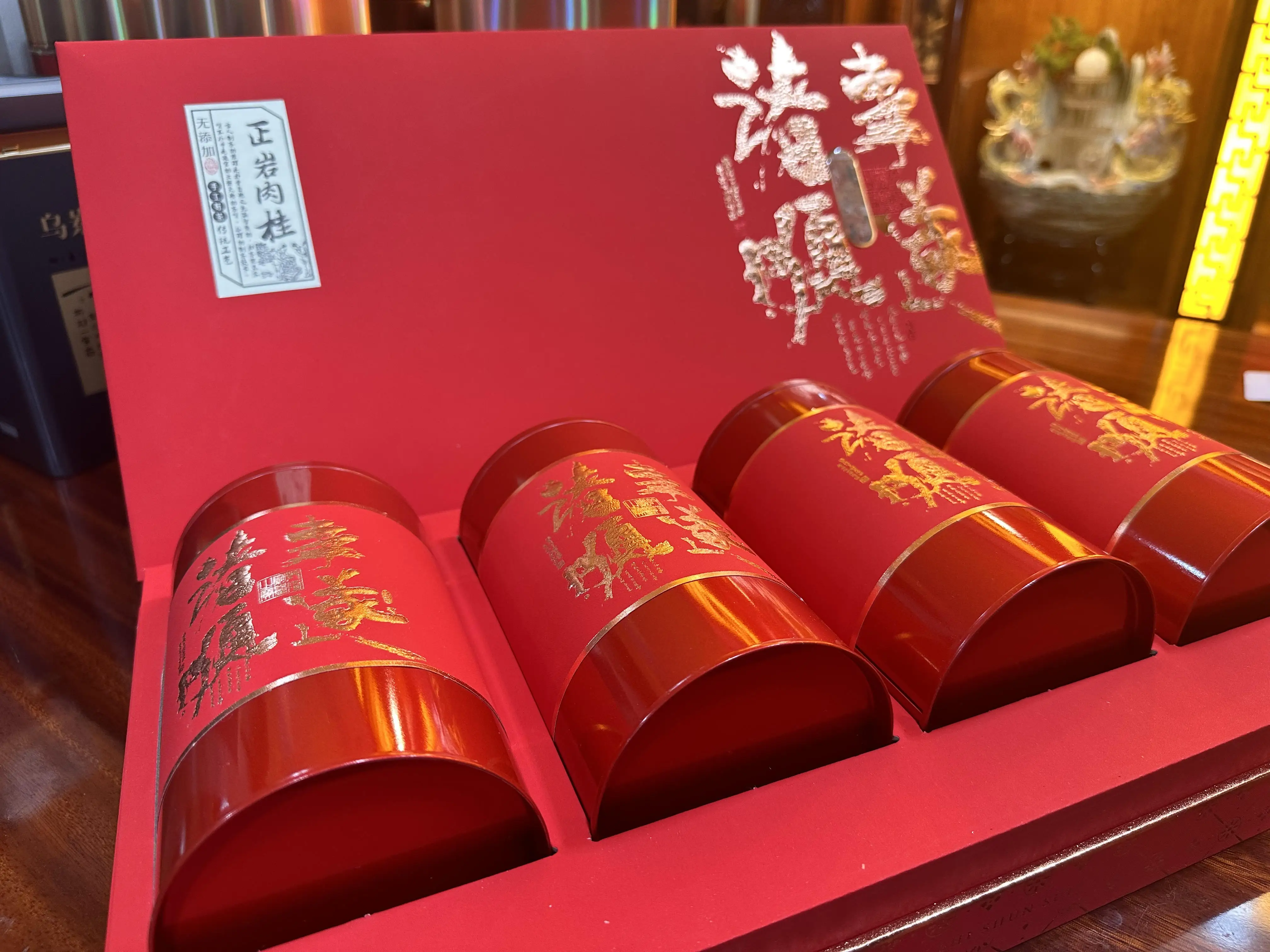 Dahongpao outer packaging gift box in Wuyishan, Fujian, China 500g Spring Festival gift box