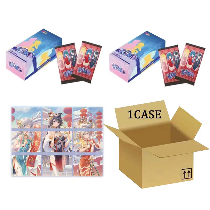 Wholesales Goddess Story Collection Card Wanbao Ssr Puzzle Charming Figure Colourful Cards  Game