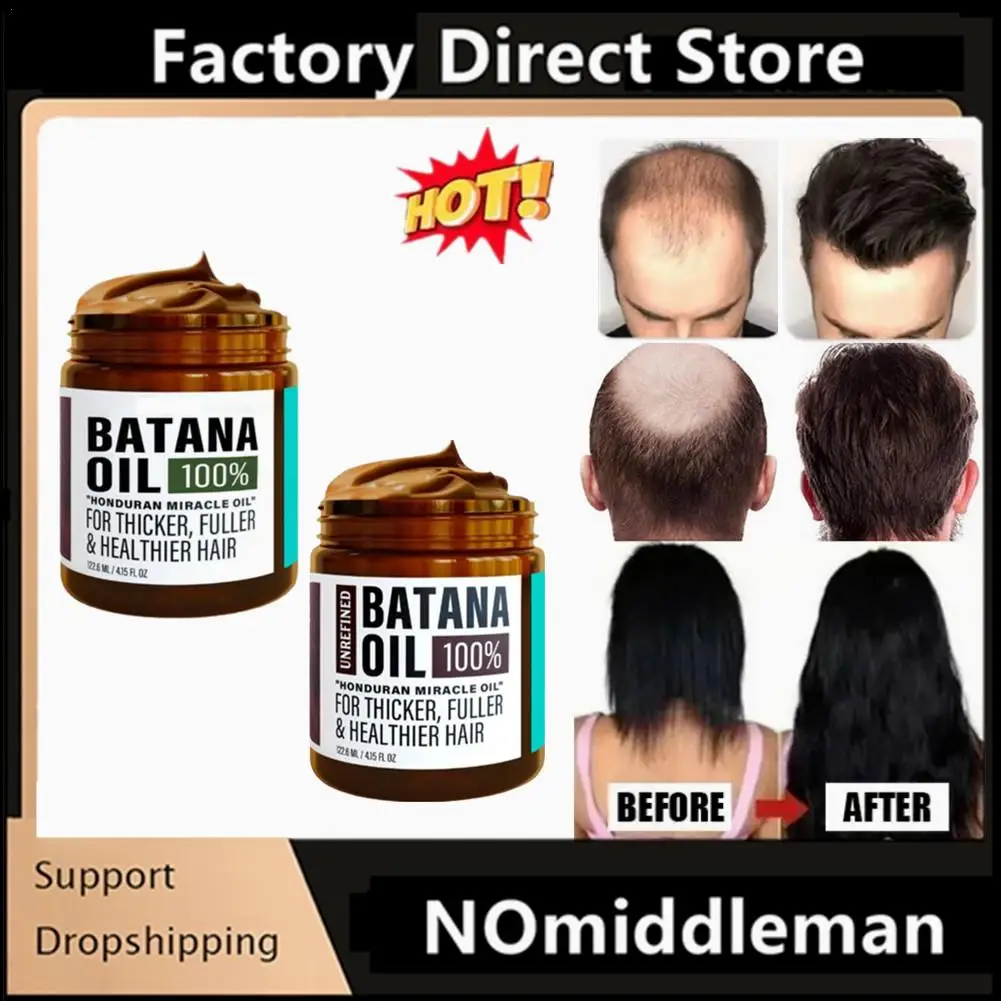 

100% Batana Oil From Honduras Get Fuller Thicker Healthier Hair Great Men Women Conditioner Haircare Silky Hair Nutrition Oil