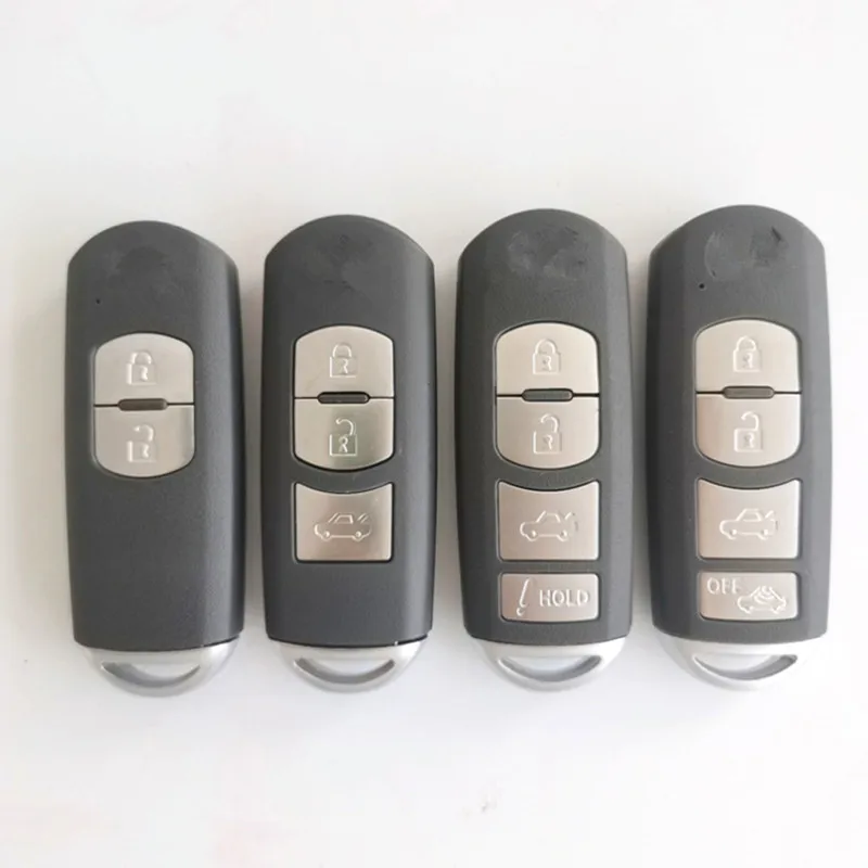 

DAKATU 2/3 кнопочный смарт-брелок с дистанционным управлением для MAZDA CX5 CX-5, внедорожник, сменный брелок с необрезанным лезвием