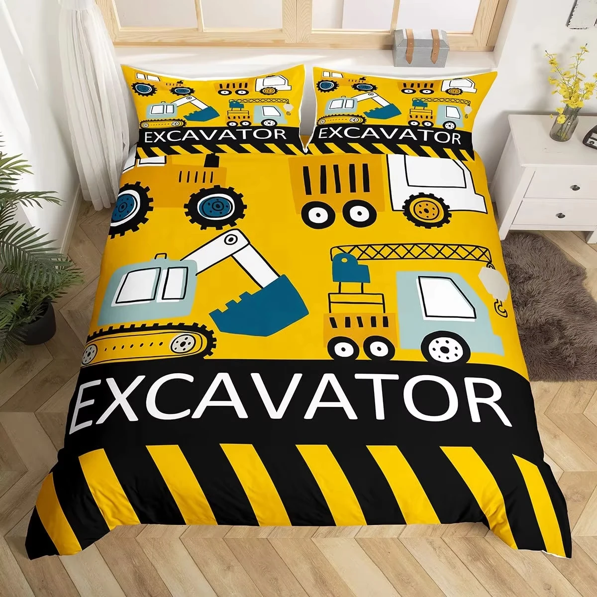 Funda de edredón con diseño de - 3D Printing Excavator reseña y precio