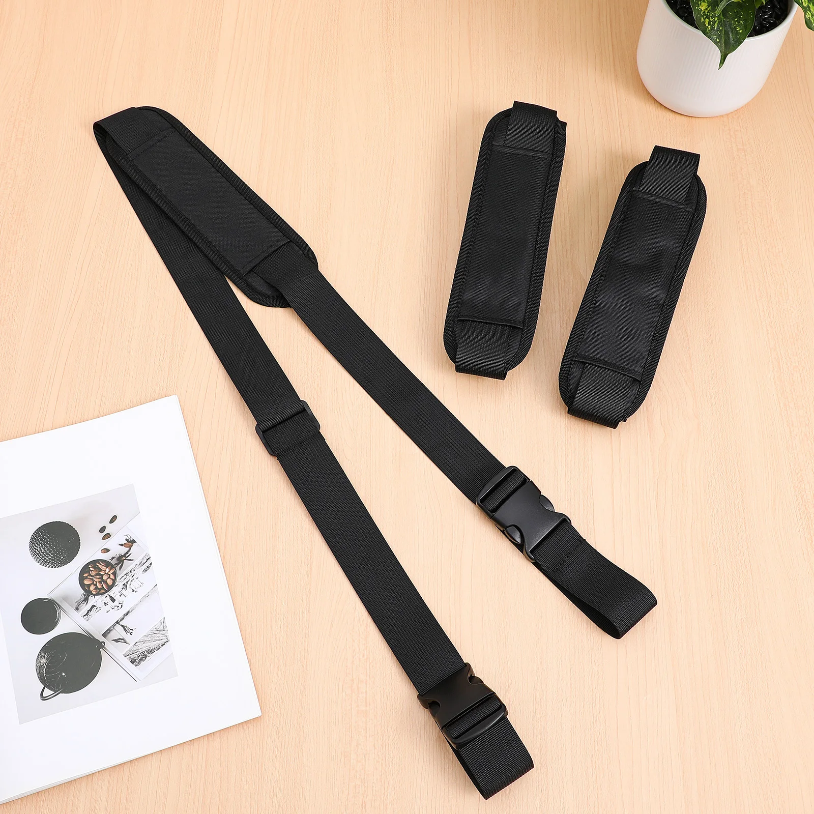 3Pcs Adjustable Length Cushioned Shoulder Strap Beach Chair Yoga Mat Carrier Straps Camping Accessories Beach Chair Straps