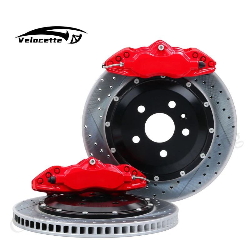 Brake Caliper 4 Pot Front 18 Inch Wheels Big Brake Kit Car Upgrade 355mm 380mm for Hon da Civic S2000 Fd Ek Hrv Accord 2008 Fit