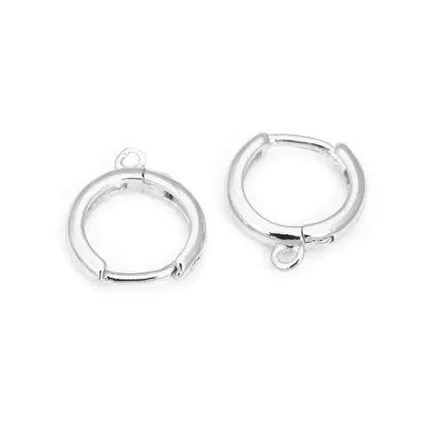 Серьги-петли Rosediy из латуни, круглые, стильные и легкие — изображение товара