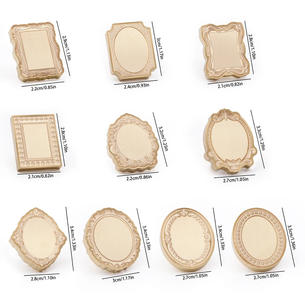 

Retro Style Wax Seal Stamp, Wax Seal Stamps Interchangeable Brass Stamp Heads for Decorating Gifts and Greeting Cards