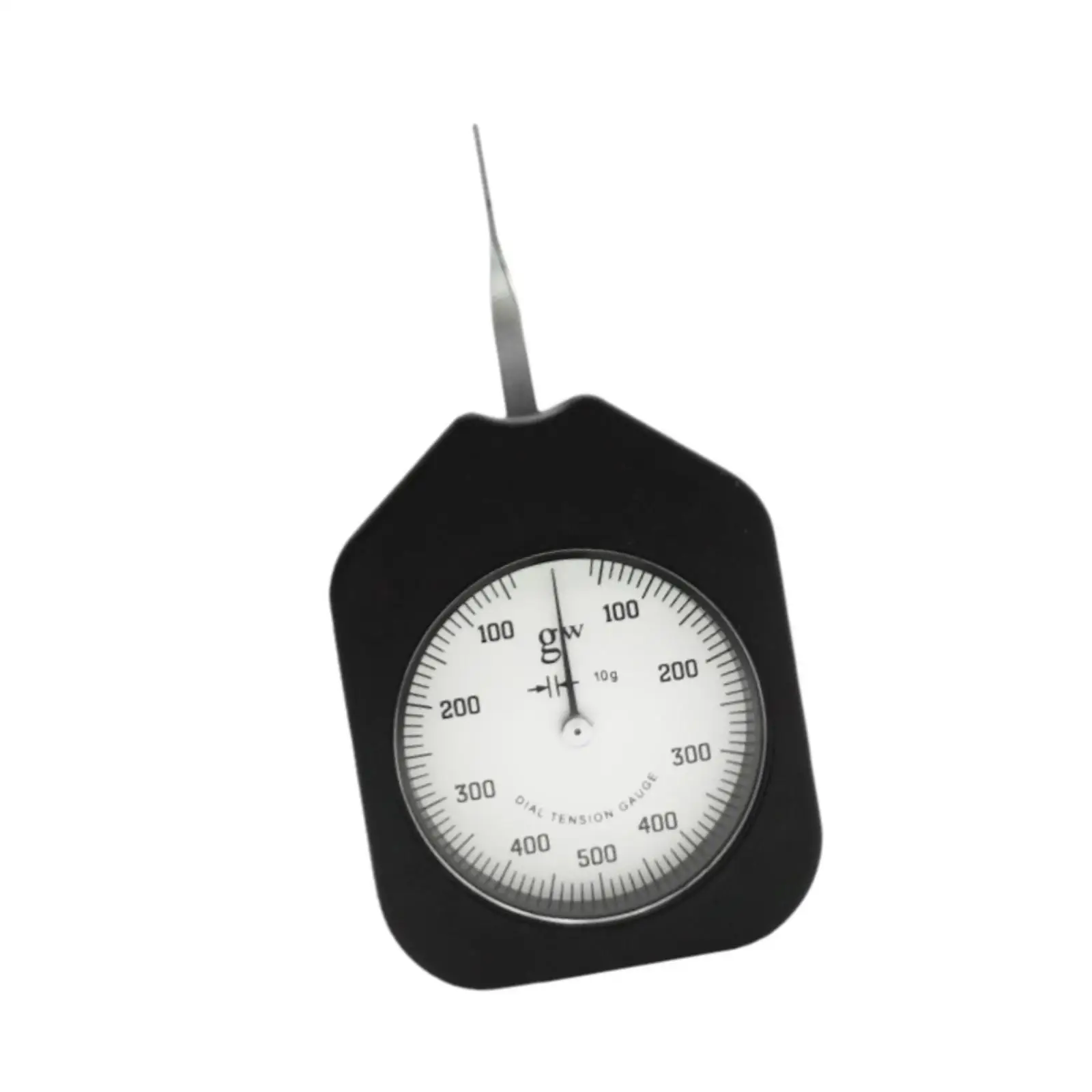 Analog Dial Tension Gauge Non-slip Handheld Lightweight Alloy Head Dynamometer for Electronic Switches Valves Tensile Test
