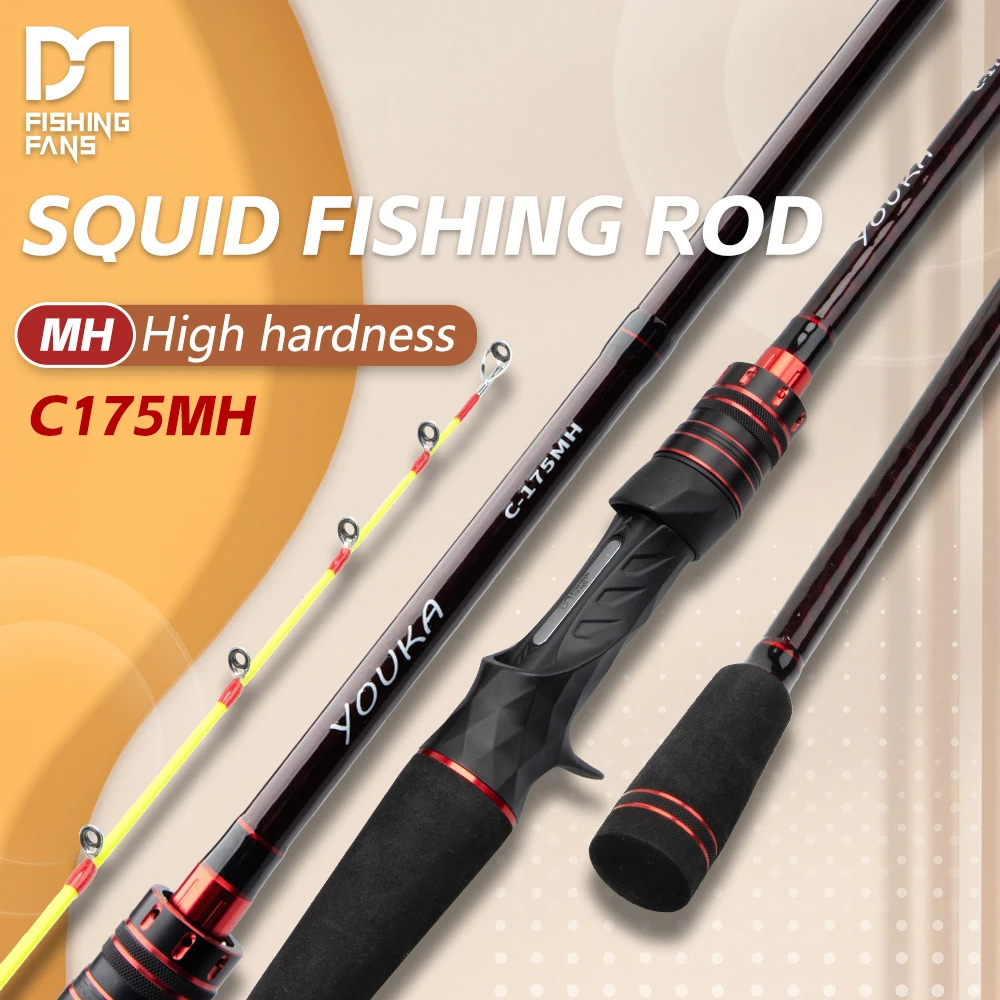 

Удочка FISHINGFANS MH SUPER HARD 1.75м, среднегрузовая, для кастинга, EGI, джиггинга, ловли кальмаров, осьминогов, морской рыбалки с лодки, для глубоководной ловли.