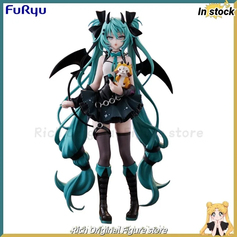 

【В наличии】 Оригинальная фигурка FuRyu Triose-try-IT Хацунэ Мику-стиль дьявола-фигурка аниме модель игрушки