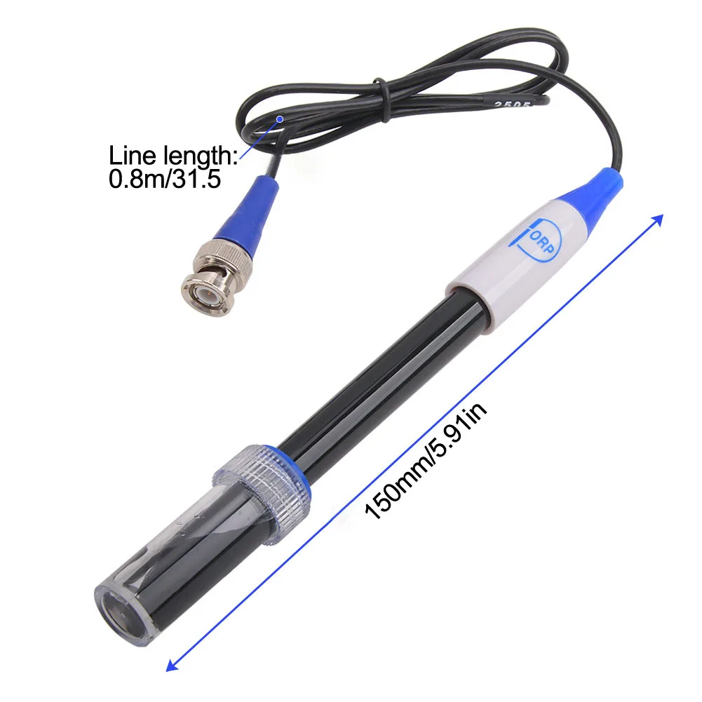 Swimming Pool and Laboratory Replaceable ORP Electrode with BNC Interface for Reliable Water Monitoring and Redox Measurement
