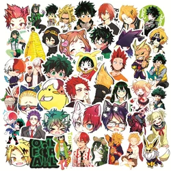 10/30/50pcs Cool Deku My Hero Academia Anime Stickers Kawaii Girls Uraraka Sticker Stationery Laptop Skateboard Luggage Decals