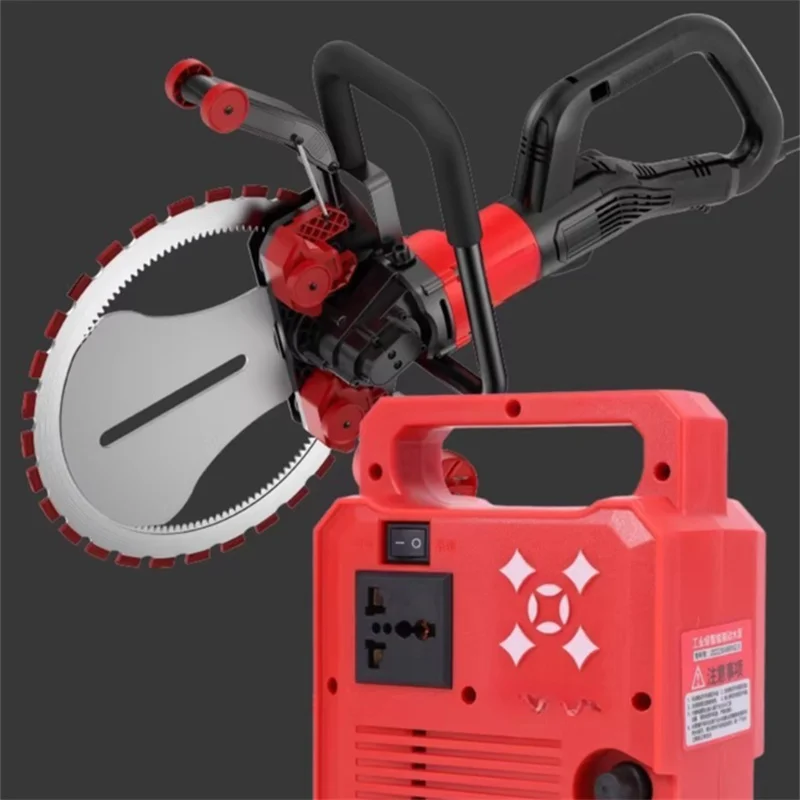 2.4M Track Cutting Machine 420 Brushless Electric Reinforced Concrete Cutting Tool for Constructio Adjustable Ring Saw